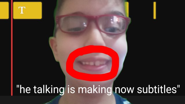 I made subtitles on kinemaster