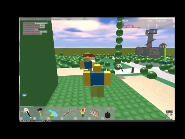 Playing ROBLOX with a friend!!