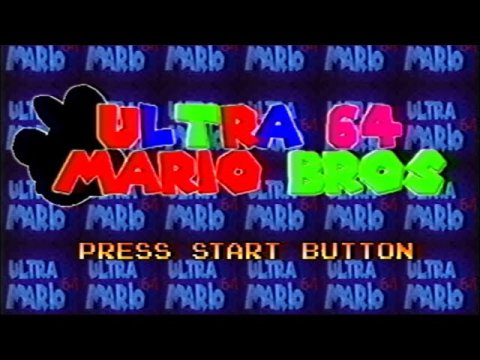 Mario 64 - Sentient AI Dev Test Menu Footage