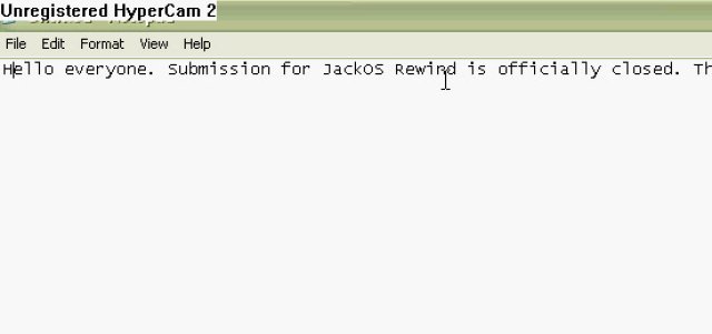 JackOS Rewind Submissions are closed!