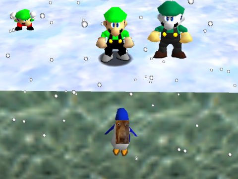 super mario 64 bloopers: penguin problems