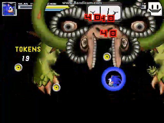 Silas The Hedgehog battles Photoshop Flowey